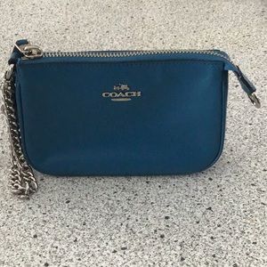 Coach wristlet with convertible chain handle